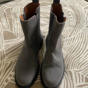 Lucky Brand leather and suede gray boots Brand New/Never worn size 9